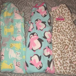 Carters footed pajamas